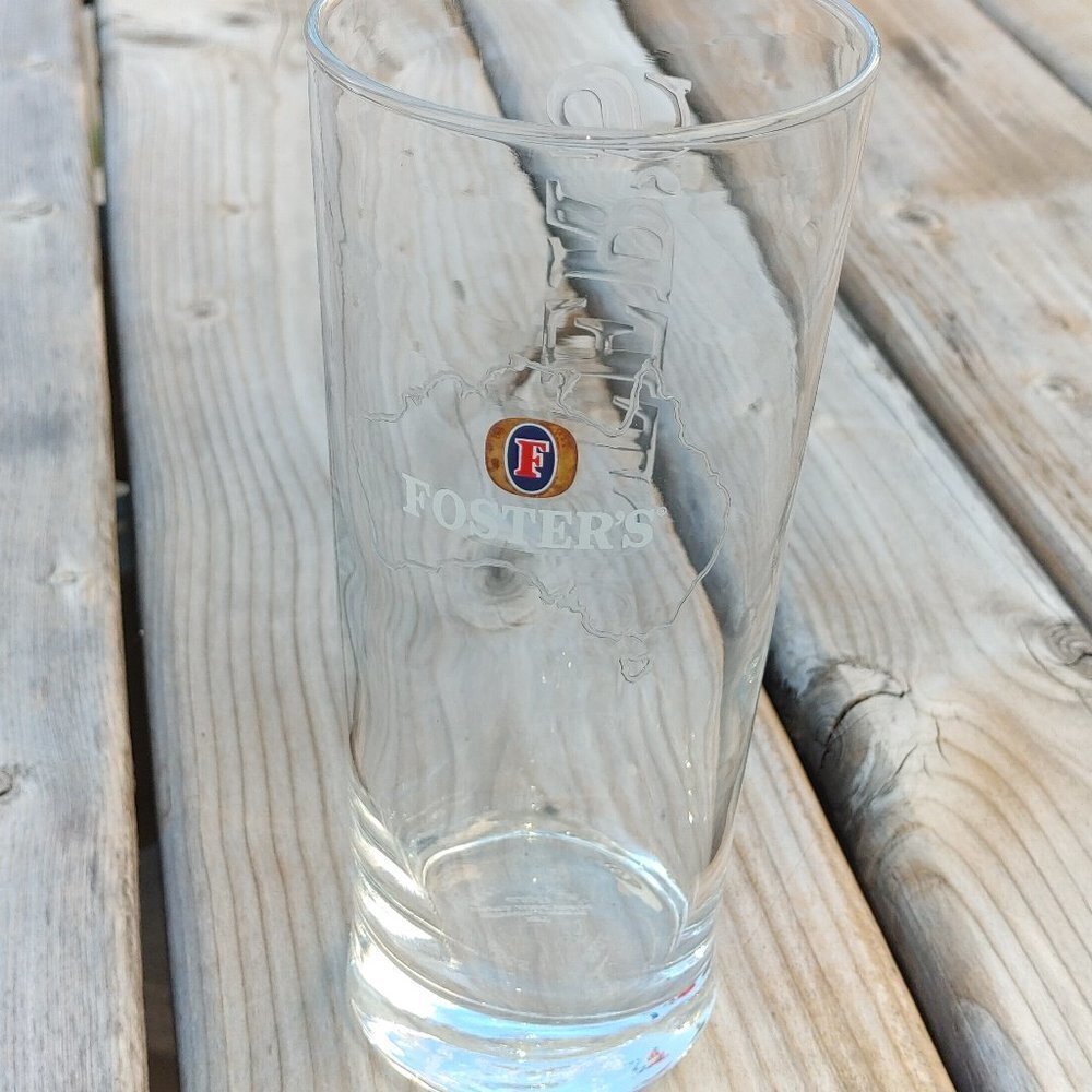 Vintage Fosters Pint Glass Brewing Industry Intern